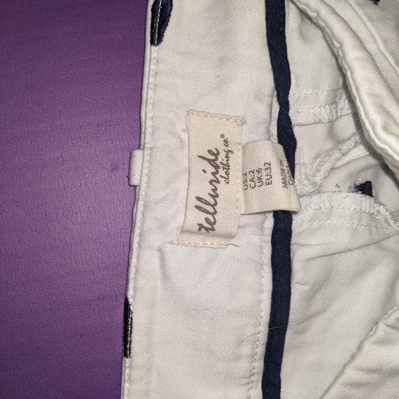 White and navy whale shorts - Picture 3 of 5